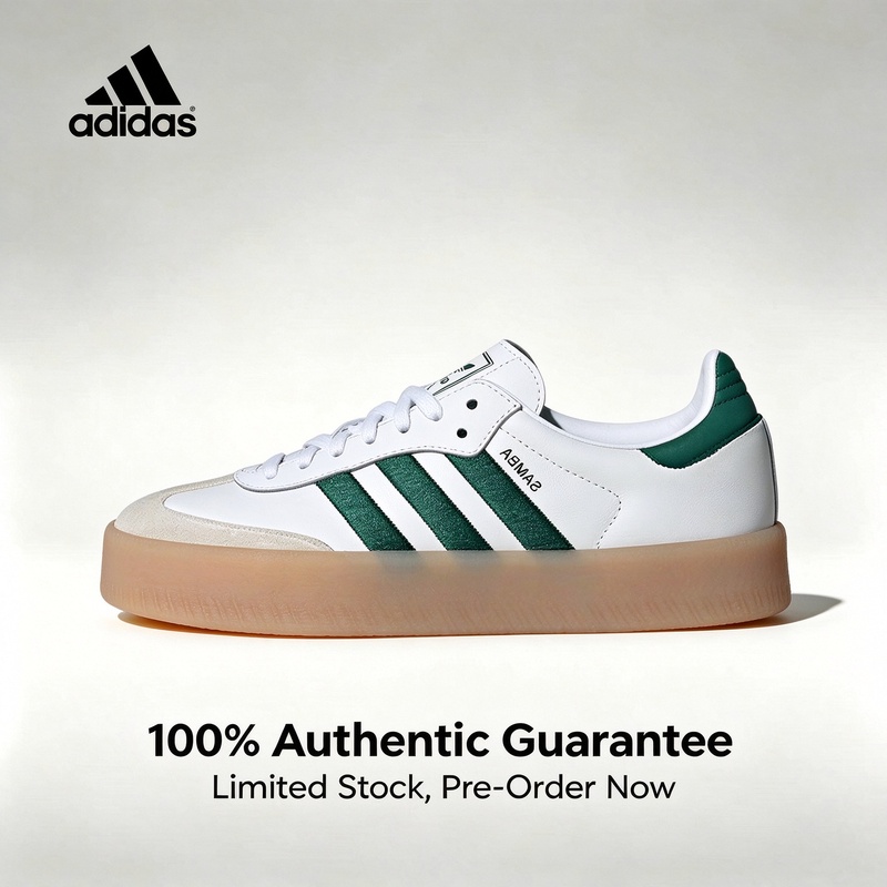 Adidas Shoes Samba - 아디다스 남녀공용 로우탑 플랫폼 스니커즈, SAMBAE