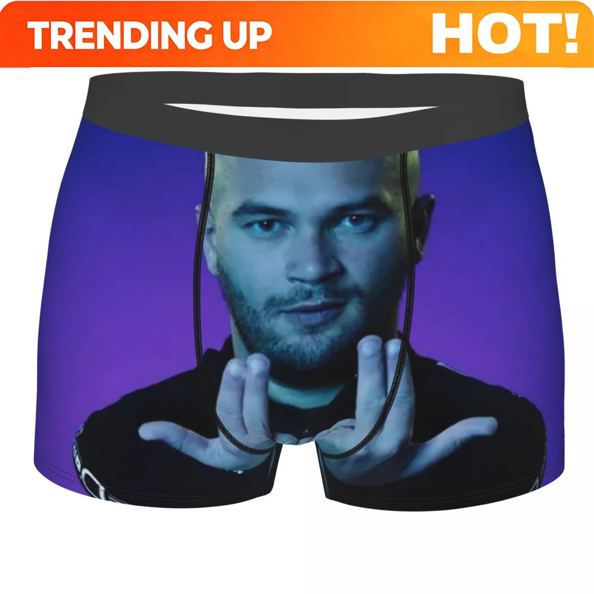 맞춤형 참신한 프랑스 래퍼 줄 복서 반바지 팬티 남성  - Boxer Shorts Modal 리뷰 및 가격
