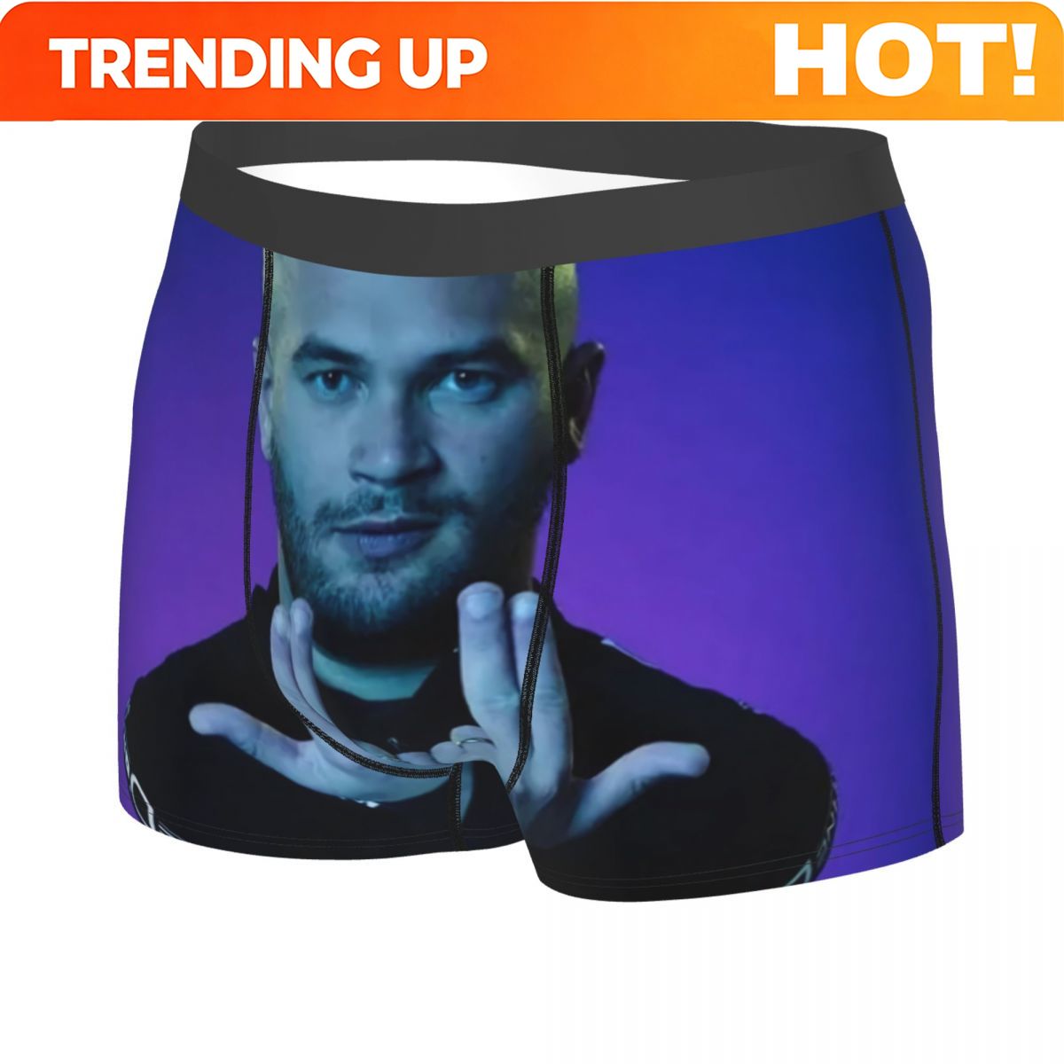 맞춤형 참신한 프랑스 래퍼 줄 복서 반바지 팬티 남성  - Boxer Shorts Modal 리뷰 및 가격