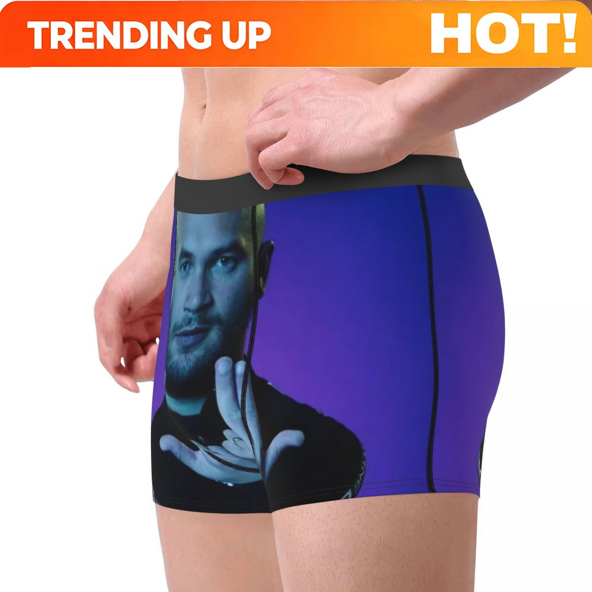 맞춤형 참신한 프랑스 래퍼 줄 복서 반바지 팬티 남성  - Boxer Shorts Modal 리뷰 및 가격
