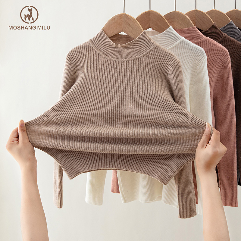 새로운 디자인의 아동용 풀오버 티셔츠, 긴팔, 면 소재 - Undershirt Crew Neck 리뷰 및 가격