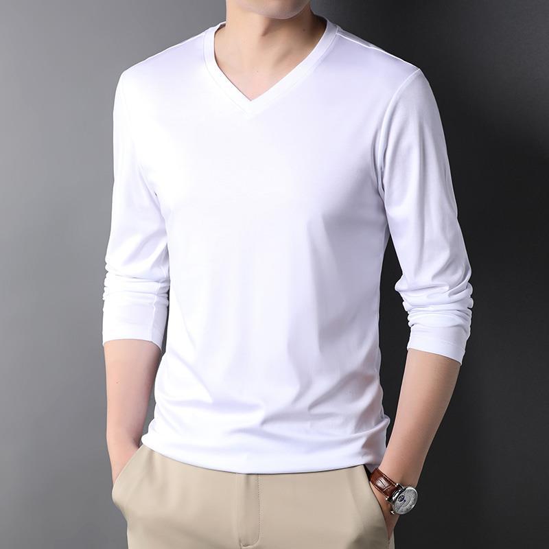 스타일리시 2023 V-넥 긴팔 헨리 언더셔츠, 한국  - Undershirt Crew Neck 리뷰 및 가격