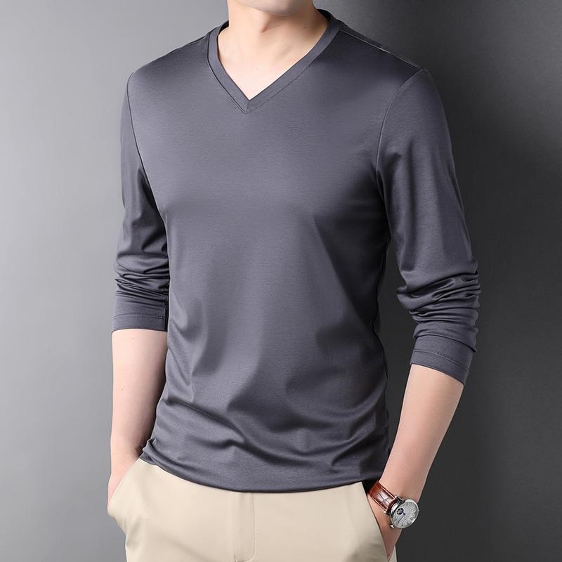 스타일리시 2023 V-넥 긴팔 헨리 언더셔츠, 한국  - Undershirt Crew Neck 리뷰 및 가격