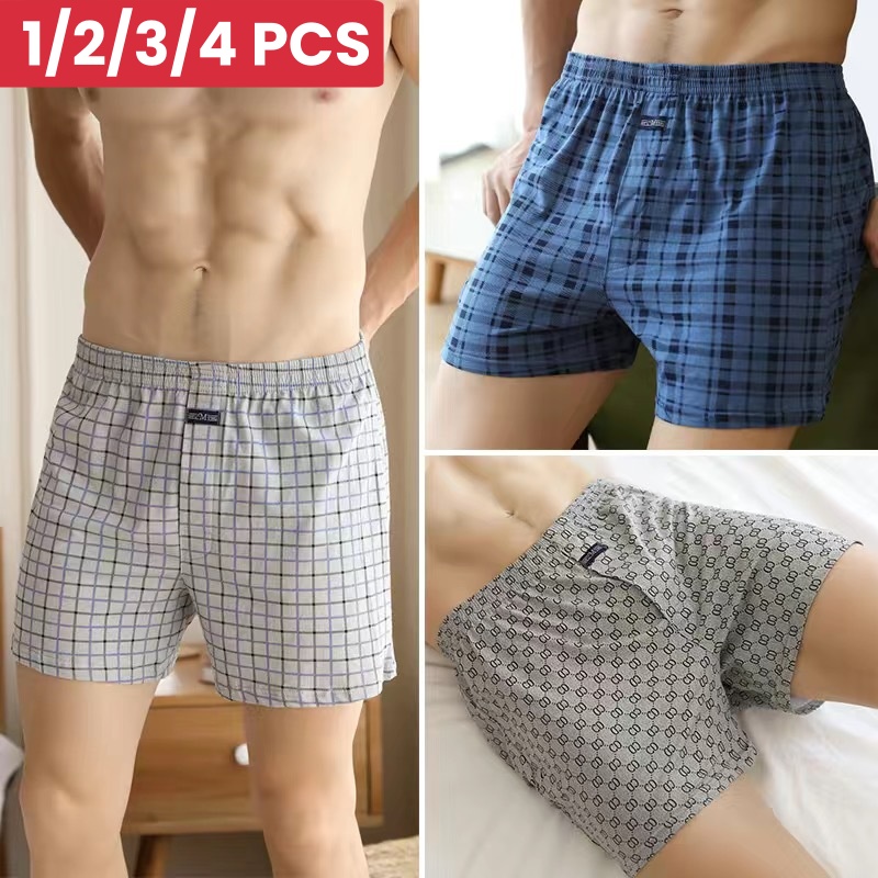 1/2/3/4PCS 플러스 사이즈 M-XXXL 코튼 아 - Boxer Brief Pack Cotton 리뷰 및 가격