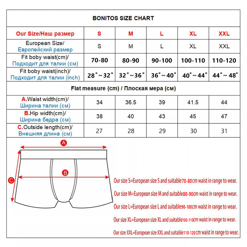 5 조각 프린트 코튼 남성 속옷 BONITOS 복서 브 - Boxer Brief Pack Cotton 리뷰 및 가격
